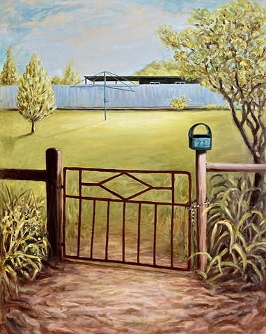 Over The Fence #15(Gate and Garden)