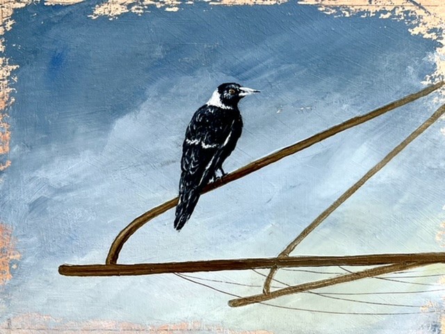 Bird On A Line (Magpie) 