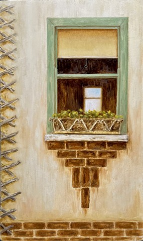 Window With Trellis