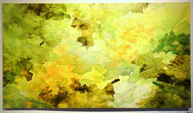 julie hylands abstract painting pouring art artist