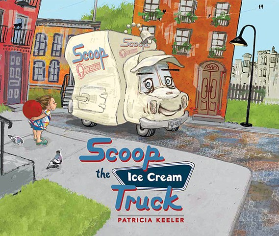 Scoop the Ice Cream Truck is serving vanilla cones. But soft serve ice cream, dots, and waffle cones are his new competition.