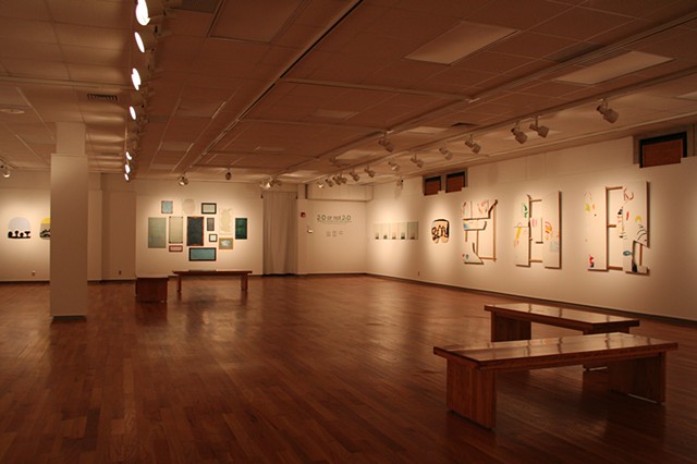 Installation view of Flirt with Space, University of Central Missouri