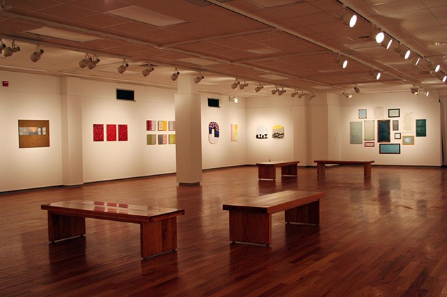 Installation view of Flirt with Space, University of Central Missouri, 2009