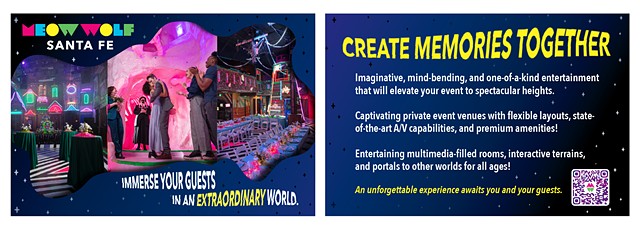 Venue rental postcard