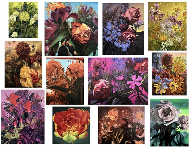 Floral Paintings, 2023 - present 