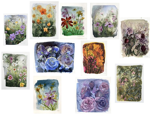 Watercolors and Gouache on Paper, 2021 - Present