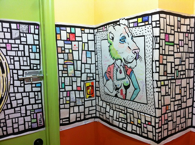 Tour De Loo "Color Me" installation
