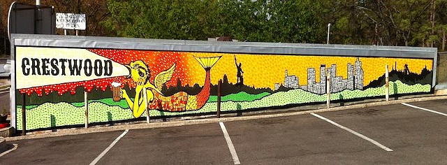 Shoppes of Crestwood mural
