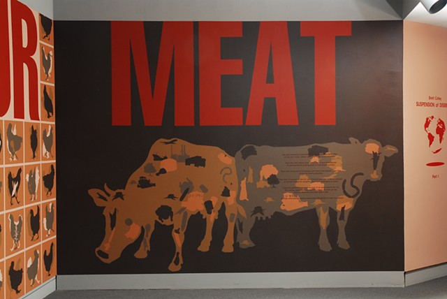 MEET YOUR MEAT (MEAT wall detail)