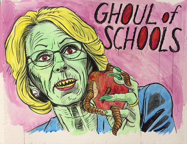 GHOUL of SCHOOLS (Greetings to Betsy D)