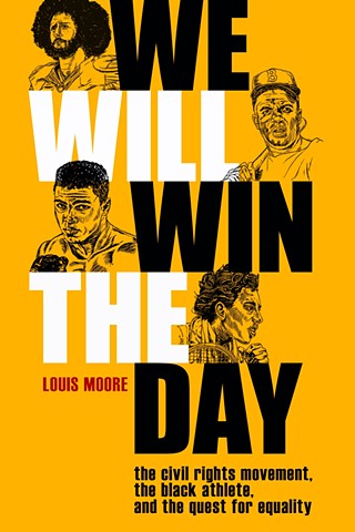 Cover for "We Will Win the Day" designed by University Press of Kentucky, including four of my illustrations