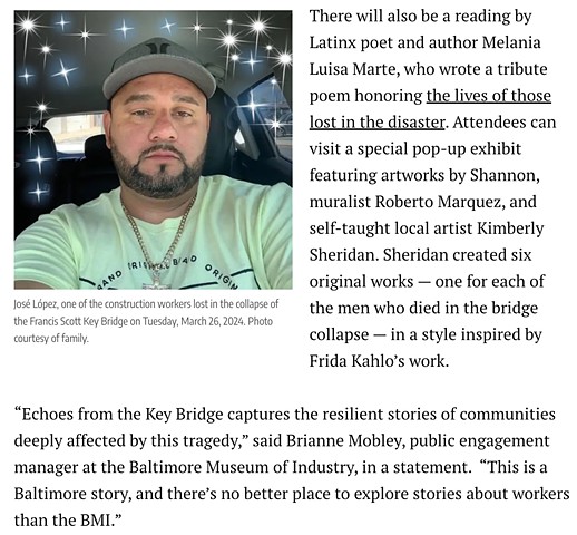 ‘Echoes from the Key Bridge’ is oral history in the making by Baltimore Fishbowl