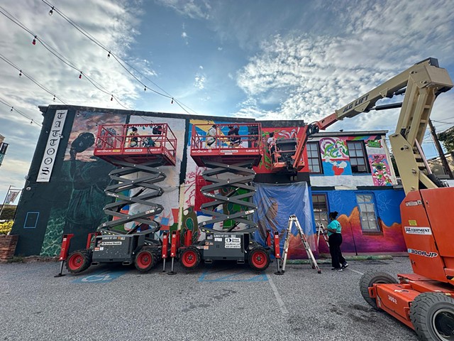 Photo by Saba Hamidi, BRUSH Mural Fest