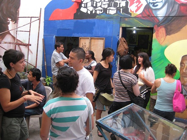 Meet & Greet with muralists and filmmakers in Estelí.