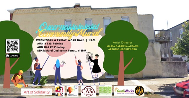 Community Paint Days:  Queernesseseseses Mural