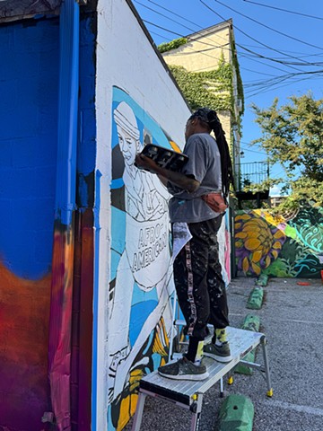Sanah Brown-Bower's Mural