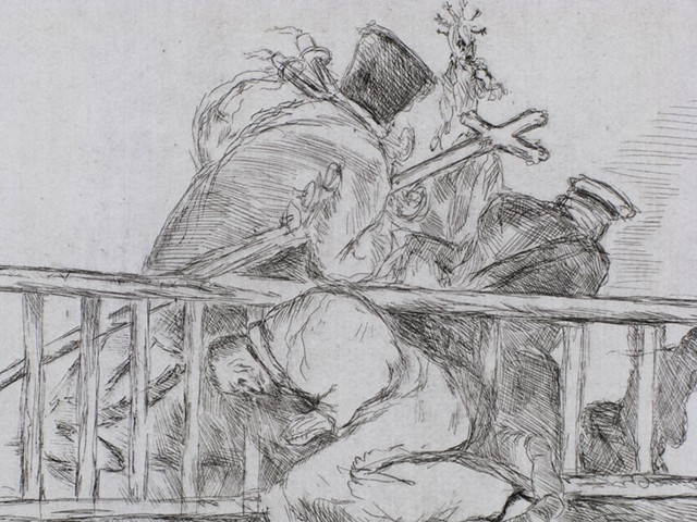 WALTER WILSON after Francisco Goya - DETAIL