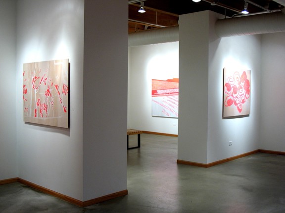 See Through Installation View -- CPT1, Clouds and Backdrop