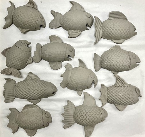 Third Grade Clay Fish