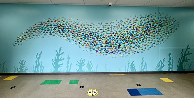 Completed Installation "Our School Makes a Difference"