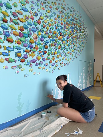 My Assistant Painting Kelp