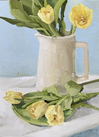 Yellow Tulips in Soft Light