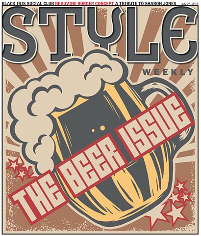 "Beer Issue" for Style Weekly