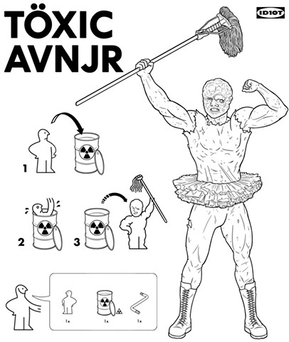 "The Toxic Avenger" Ikea instructions for id10t