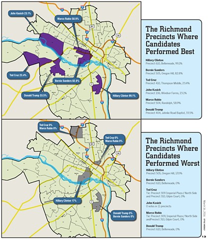 Voter Precincts Map for Style Weekly