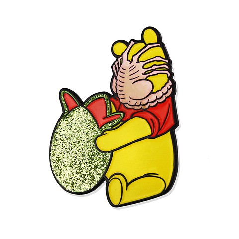 "Oh Bother" enamel pin for Creepy Company
