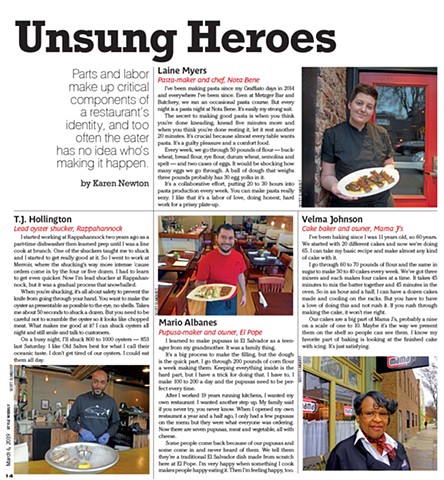 Unsung Heroes, Style Weekly
