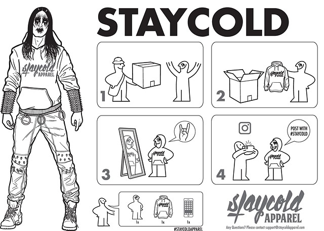 Social Media instructions for StayCold Apparel