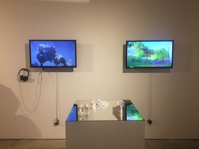 The Wilderness, installation view (on right)
