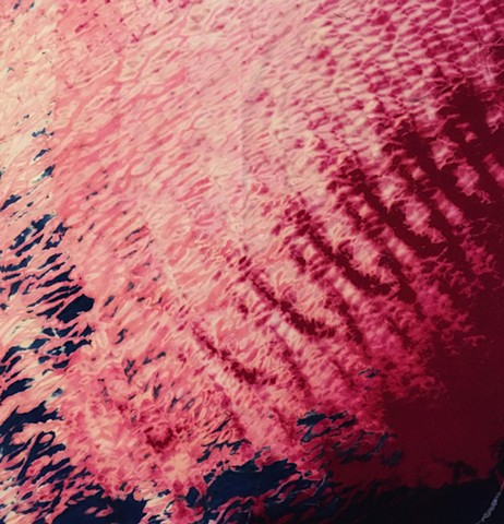 Untitled, red and blue