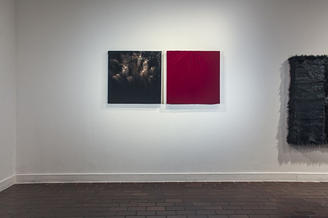 Flogged no. 1 and Marie Antoinette, installation view