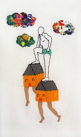 Hand Stitched using recycled clothing
