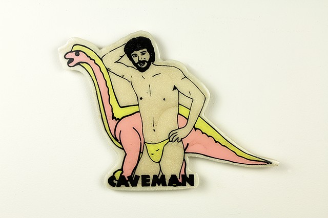 Screen Print on paper, mounted on mdf, and resin coated