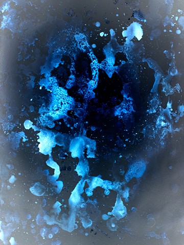 blue heart of the nebula