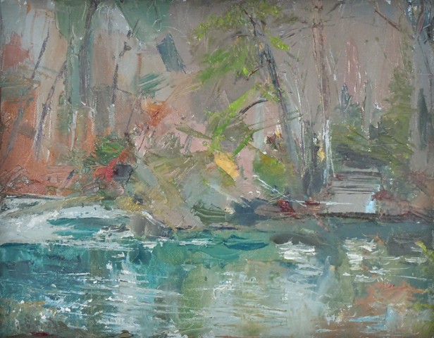 Matoaka 1. 11x 14". Oil on Canvas. March 2011. 