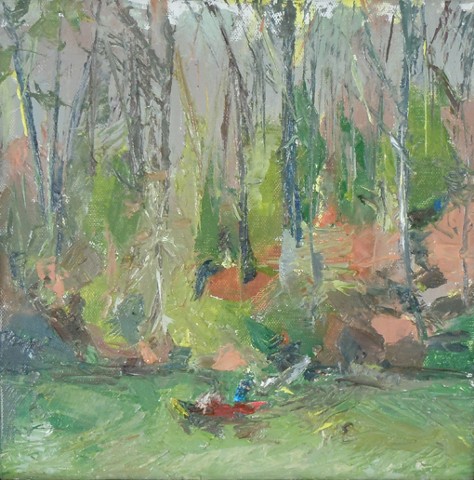 Matoaka 2. 10 x 10". Oil on Canvas. January 2011. 