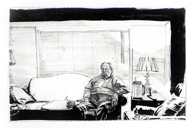 Dad. Lithograph. March 2010