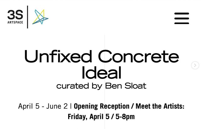 "Unfixed Concrete Ideal" at 3S Artspace in Portsmouth, NH