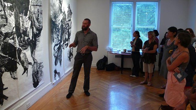 Artist Talk, "Transmutations" exhibition, The Center for Emerging Visual Artists, Philadelphia, PA