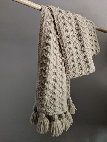 Jennifer Brou Fjerde scarf knitwear designer