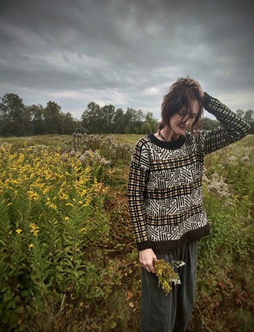 Jennifer Brou Erman sweater knitwear design artist