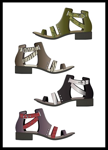 footwear designer Jennifer O'Neil Brou