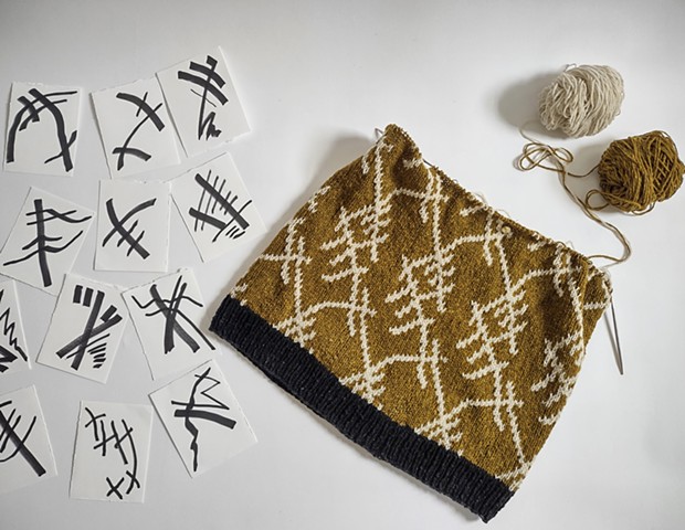 Jennifer Brou Uri sweater knitwear designer artist