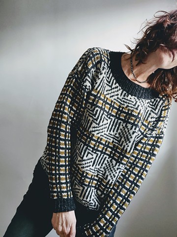 Jennifer Brou Erman sweater knitwear design artist