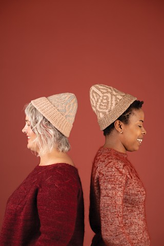 Jennifer Brou Sketchbook hat knitwear handknit making zine