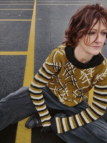 Jennifer Brou Uri sweater knitwear designer artist